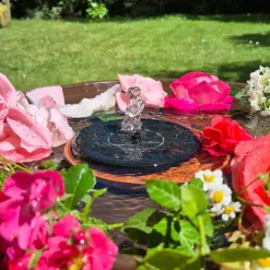 Solar-Brunnen mit 5 Aufsätzen