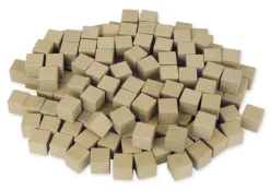 Soma-Holz-Würfel natur, 150 Einzelwürfel, RE-Wood