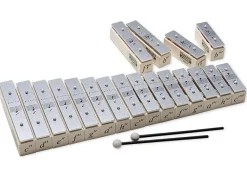 SONOR Klingende Stäbe, Sopran c2-c4 + fis2, b2, fis3, b3, mit Notenlinien, KSP30 M1 DE Primary Serie