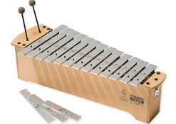 SONOR Metallophon, Alt c1-a2 + fis1, b1, fis2, mit Notenaufdruck, ASM 1.1 DE Primary Serie