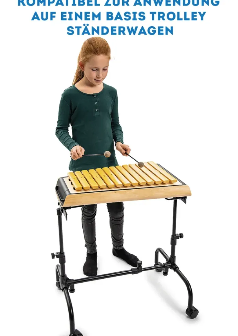 SONOR SMART Metallophon, Alt c1-a2 + fis1, b1, fis2, mit Schlägel, zum Stapeln, ASM 10 DE