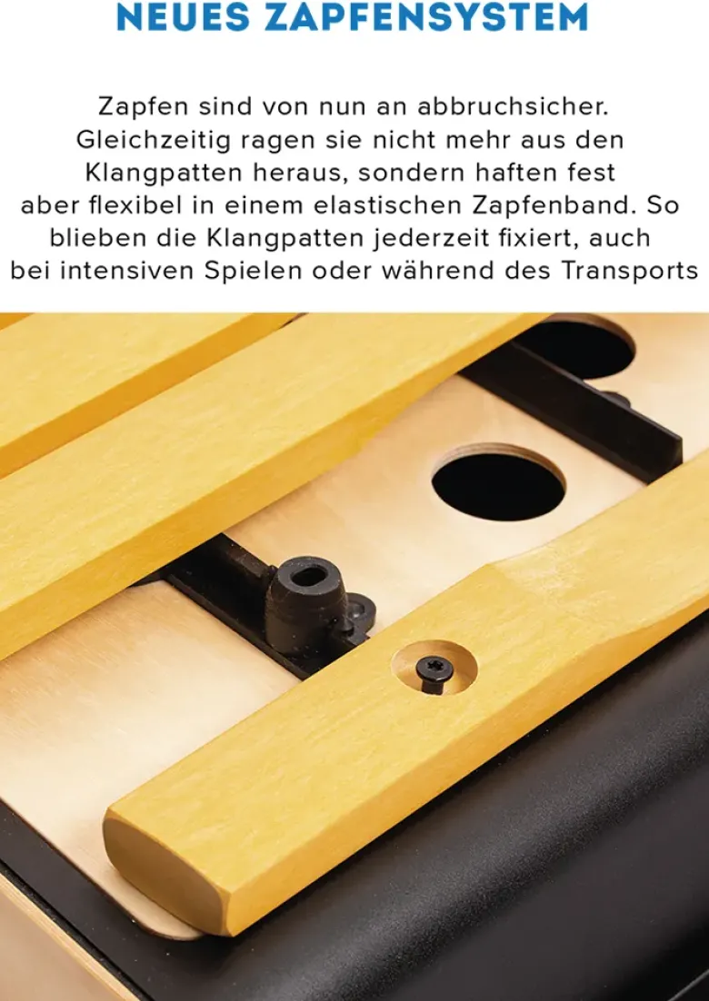 SONOR SMART Metallophon, Sopran c2-a3 + fis2, b2, fis3, mit Schlägel, zum Stapeln, SSM 10 DE