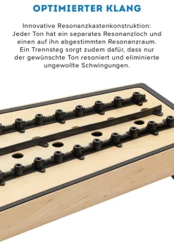 SONOR SMART Metallophon, Sopran c2-a3 + fis2, b2, fis3, mit Schlägel, zum Stapeln, SSM 10 DE