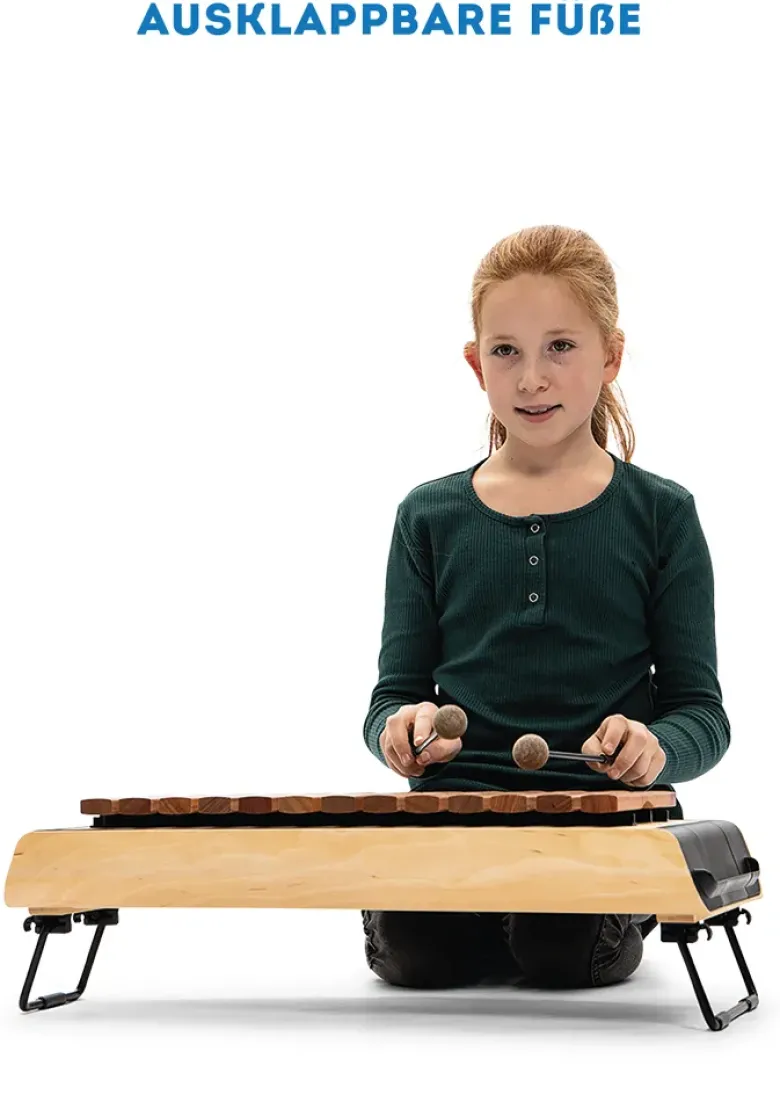 SONOR SMART Xylophon, Sopran c2-a3 + fis2, b2, fis3, mit Schlägel, zum Stapeln, SSX 100 DE