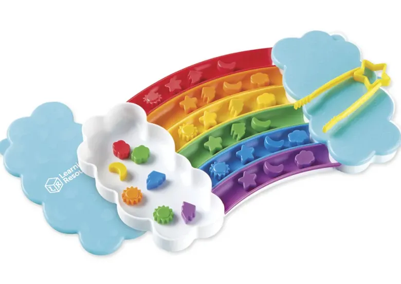 Sortier-Spiel "Regenbogen", 37-tlg.