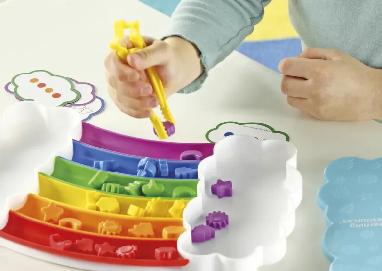 Sortier-Spiel "Regenbogen", 37-tlg.