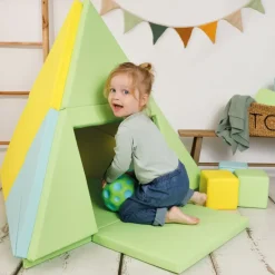 Spielmatte 3in1, faltbar zu Spielzelt und Boot