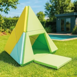 Spielmatte 3in1, faltbar zu Spielzelt und Boot