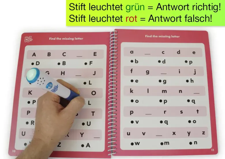 Sprechender Lese-Stift mit Übungs-Büchern