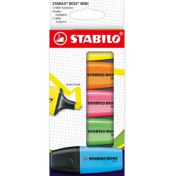 Stabilo Boss Mini Textmarker, 5-tlg.