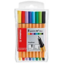 Stabilo point 88 Mini Fineliner, 8-tlg.