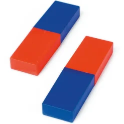 Stabmagnet kunststoffummantelt, 8 cm lang, 2 Stück