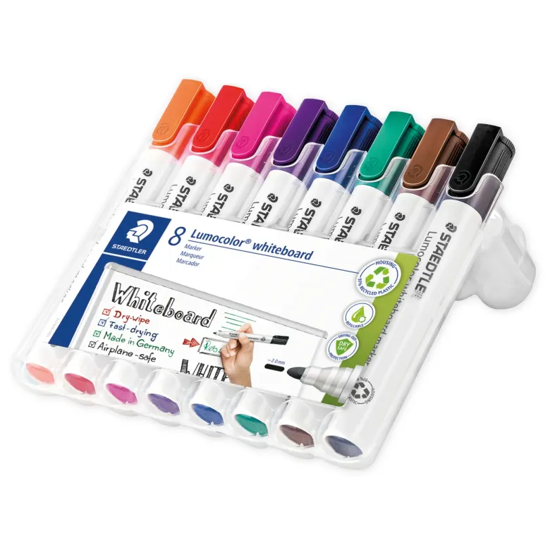 Staedtler Lumocolor Whiteboard-Marker, 8-tlg.