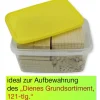 Stapel-Box aus Kunststoff mit Henkel XS, rechteckig