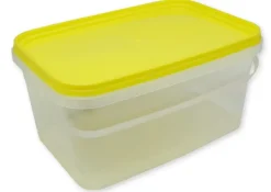 Stapel-Box aus Kunststoff mit Henkel XS, rechteckig