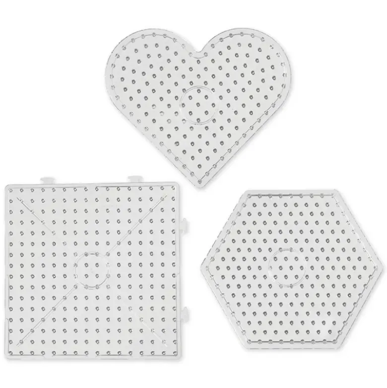 Steckplatten für Jumbo-Bügelperlen, 6 Stück