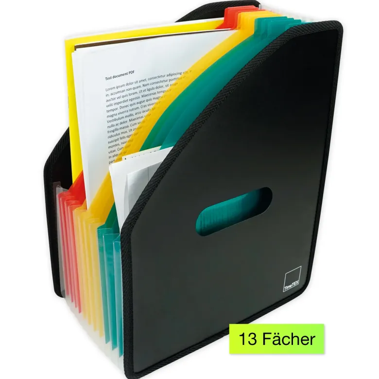 Stehsammler "Fächerstar Compact" A4, 13 Fächer