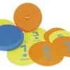 Stepping Stones mit Zahlen 1 bis 6, 12-tlg.