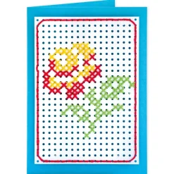 Stickkarton weiß, 17,5x24,5 cm, 40 Blatt