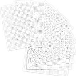 Stickkarton weiß, 17,5x24,5 cm, 40 Blatt