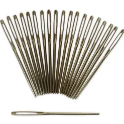 Sticknadeln mit stumpfer Spitze, 7 cm lang, 20 Stück
