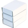 Streichholz-Schachteln weiß, 10 Stück