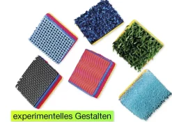 Struktur- und Musterstempel, quadratisch, 6-tlg.