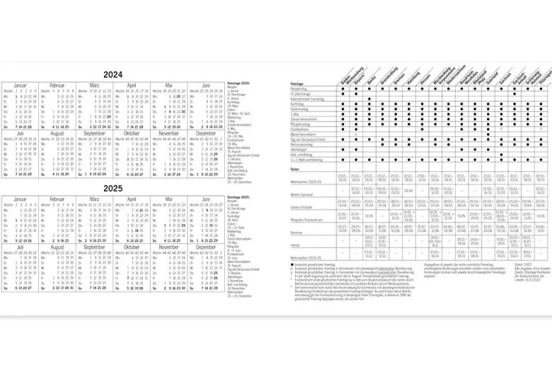 s+w Gäste-Tages-Planer 2027, Typ1, 24 Zimmer