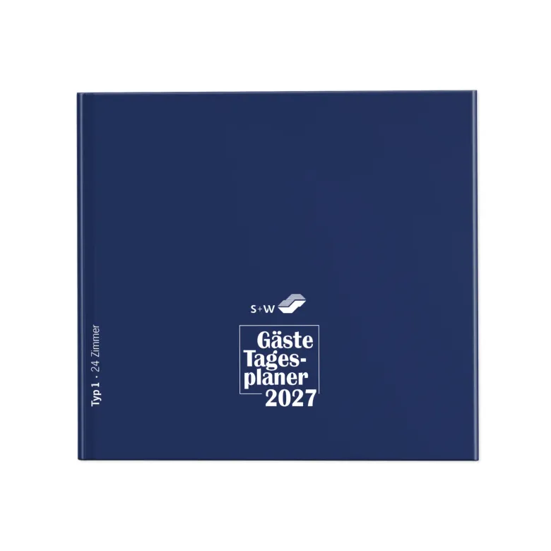 s+w Gäste-Tages-Planer 2027, Typ1, 24 Zimmer