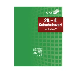 s+w Unterrichts-Planer A4++ 26/27 Flexi - 10 Stunden