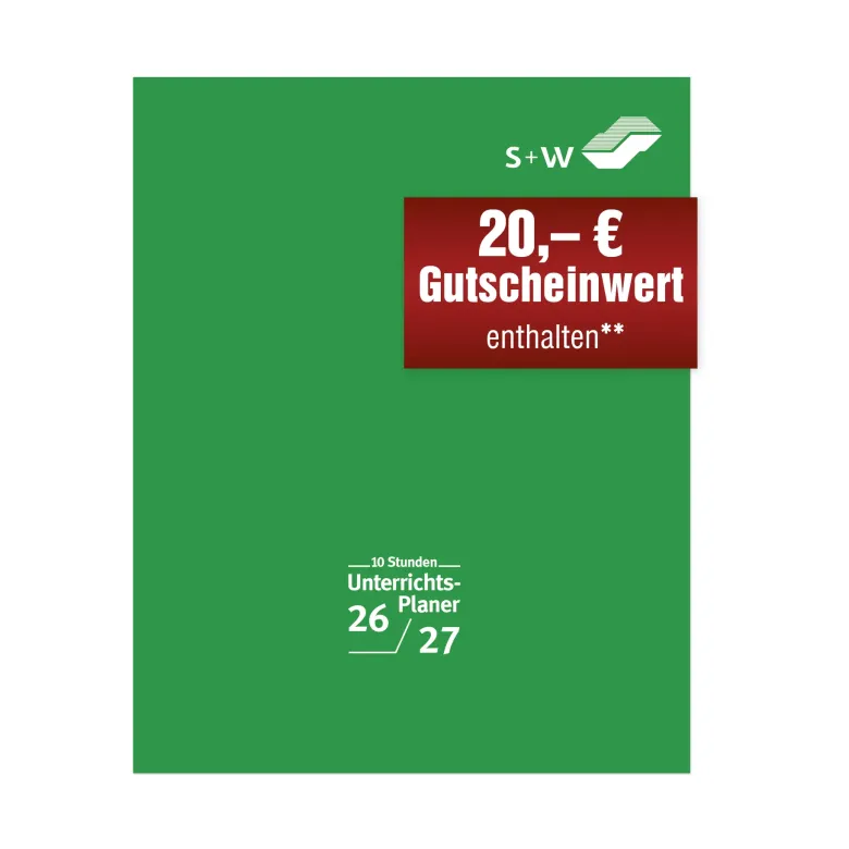 s+w Unterrichts-Planer A4++ 26/27 - 10 Stunden
