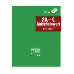 s+w Unterrichts-Planer A4++ 26/27 - 6 Stunden