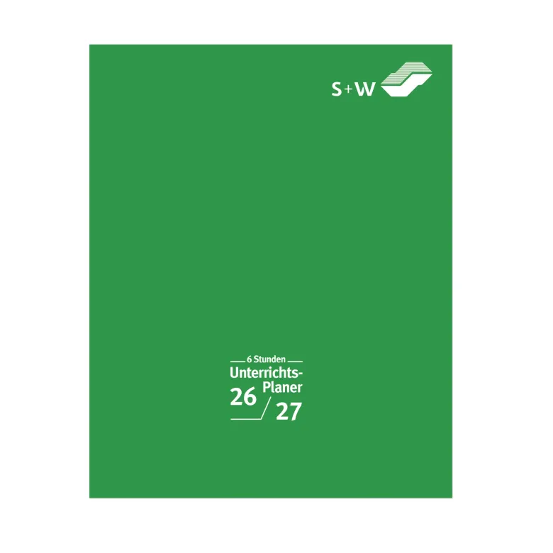 s+w Unterrichts-Planer A4++ 26/27 - 6 Stunden