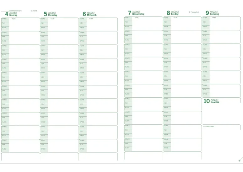 s+w Unterrichts-Planer Edition BLÄTTER A4++ 26/27