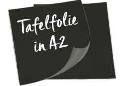 Tafelfolie A2 selbstklebend, schwarz, 2 Stück