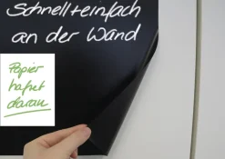 Tafel-Folie statisch, 20 m auf Rolle, schwarz glänzend, abwischbar