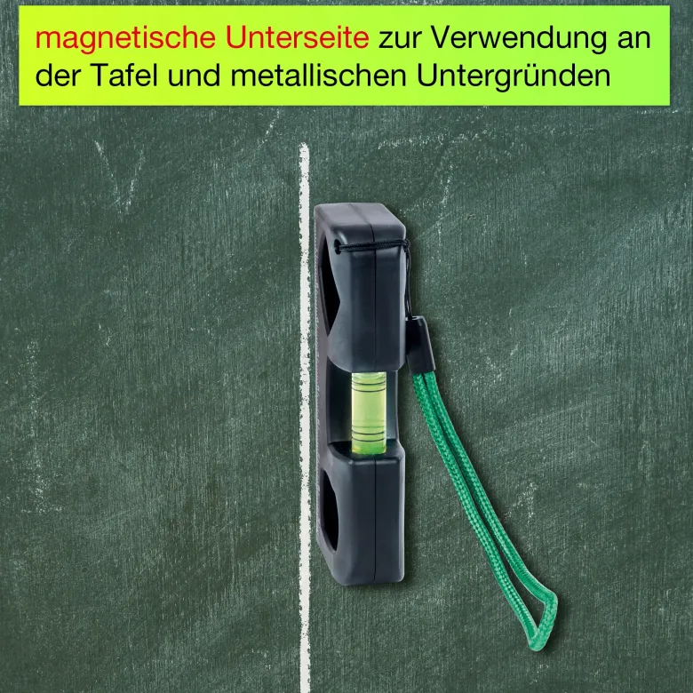 Tafel-Wasserwaage, magnetisch, 3 Libellen
