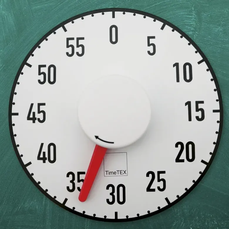 Tafel-Zeitdauer-Uhr "Automatik" magnetisch, 190 mm ø