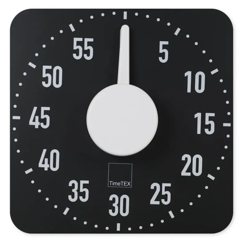 Tafel-Zeitdauer-Uhr "Automatik" magnetisch, 19x19 cm