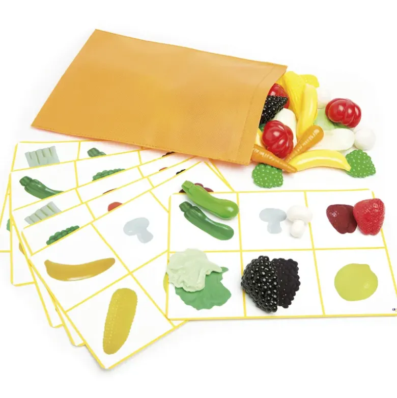 Tastspiel Früchte und Gemüse, 43-tlg.