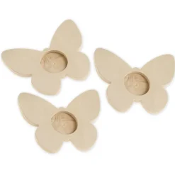 Teelichthalter "Schmetterling", 3 Stück
