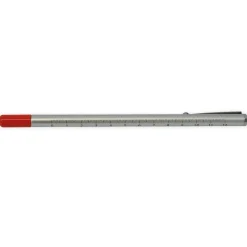 Teleskop-Korrigier-Stift rot mit Clip + 2 Ersatz-Minen