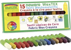 Textil-Wachsmaler nawaro, 15-tlg.