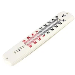 Thermometer aus Kunststoff, 19x4 cm