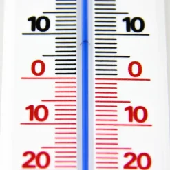 Thermometer aus Kunststoff, 19x4 cm