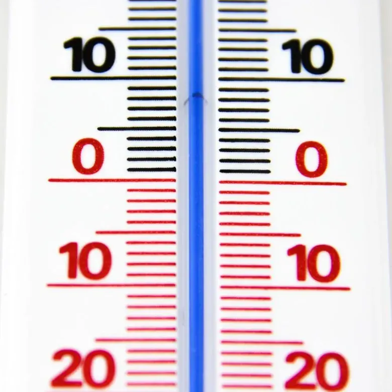 Thermometer aus Kunststoff, 19x4 cm