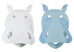 Tiermasken aus Papier, 30 Stück