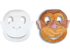 Tiermasken aus Papier, 30 Stück
