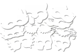 Tiermasken aus Papier, 30 Stück