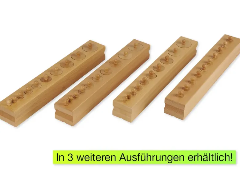 TimeTEX Block mit Zylindern 4 "Montessori Premium"